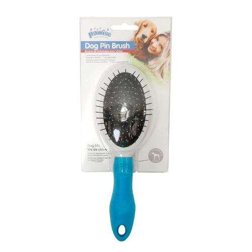 Dog Pin Brush Soft Ball Oval Untangling Anti Slip Handle Pet Cat