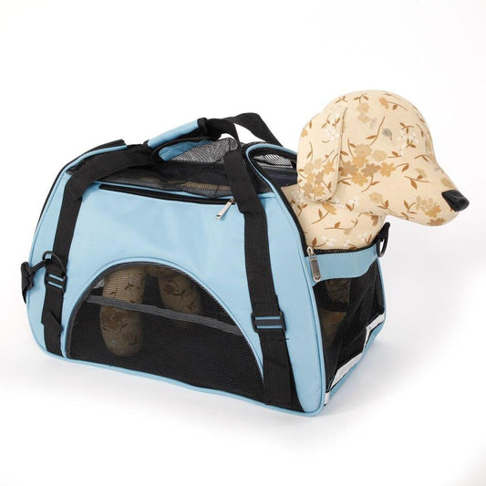 Pet Carrier Bag Handbag Hollow-Out Portable Comfort Breathable